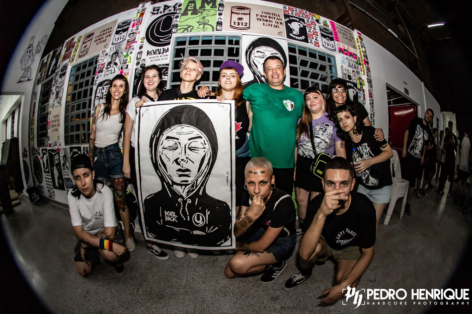 Natal HC no centro cultural do Butantã em que fui convidado para fechar um mural com artes minhas e amigxs juntos